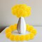 60PCS Diwali Marigold Flower Heads (60pcs-yellow) 1"D x 1"W x 1"H